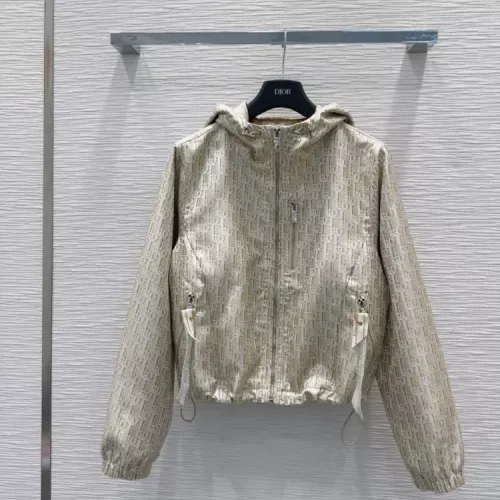 Replica Christian Dior Jackets Long Sleeved For Women #1371044 $100.00 USD for Wholesale