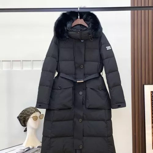 Wholesale Burberry Down Feather Coat Long Sleeved For Women #1371052 $261.16 USD, Wholesale Quality Replica Burberry Down Feather Coat