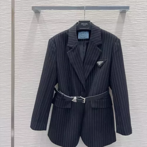 Wholesale Prada Jackets Long Sleeved For Women #1371056 $96.00 USD, Wholesale Quality Replica Prada Jackets