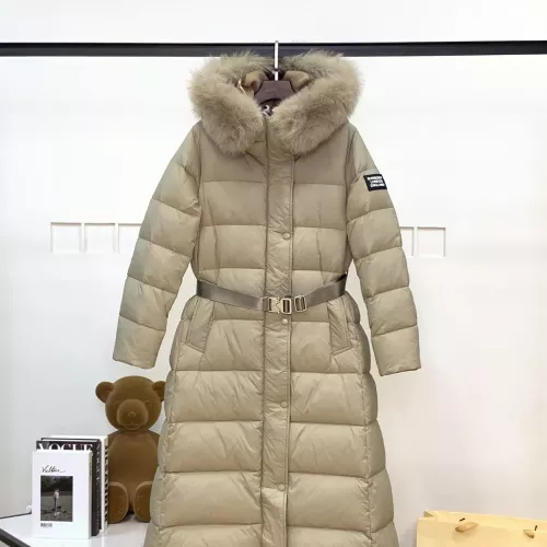 Wholesale Burberry Down Feather Coat Long Sleeved For Women #1371060 $280.99 USD, Wholesale Quality Replica Burberry Down Feather Coat