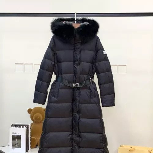 Wholesale Burberry Down Feather Coat Long Sleeved For Women #1371064 $280.99 USD, Wholesale Quality Replica Burberry Down Feather Coat