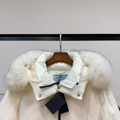 Replica Prada Down Feather Coat Long Sleeved For Women #1371068 $280.99 USD for Wholesale