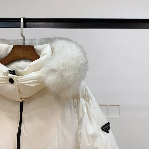 Replica Prada Down Feather Coat Long Sleeved For Women #1371068 $280.99 USD for Wholesale