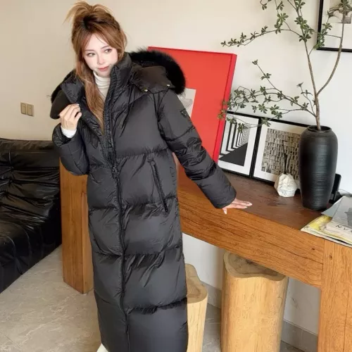 Replica Prada Down Feather Coat Long Sleeved For Women #1371071 $280.99 USD for Wholesale