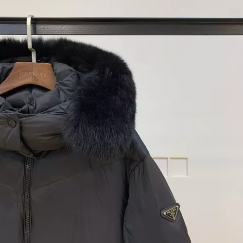 Replica Prada Down Feather Coat Long Sleeved For Women #1371071 $280.99 USD for Wholesale