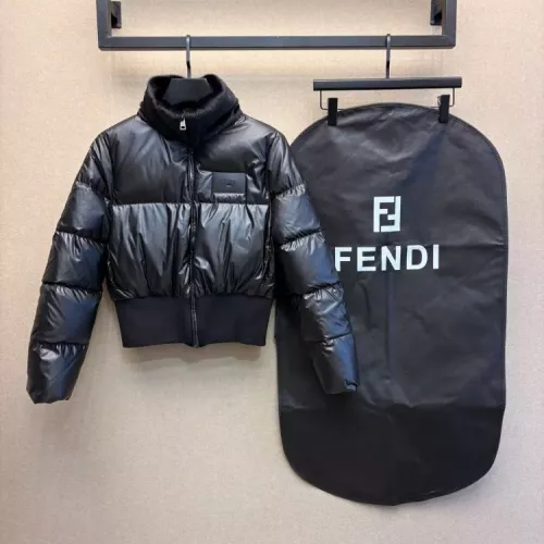 Wholesale Fendi Down Feather Coat Long Sleeved For Women #1371105 $230.00 USD, Wholesale Quality Replica Fendi Down Feather Coat