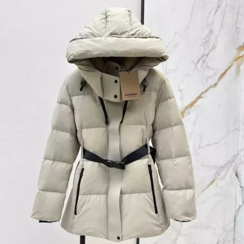 Wholesale Burberry Down Feather Coat Long Sleeved For Women #1371108 $247.93 USD, Wholesale Quality Replica Burberry Down Feather Coat