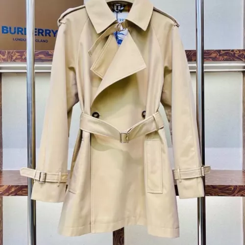 Wholesale Burberry Trench Coat Long Sleeved For Women #1371111 $172.00 USD, Wholesale Quality Replica Burberry Trench Coat