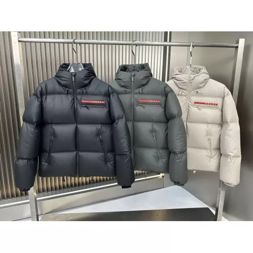 Replica Prada Down Feather Coat Long Sleeved For Men #1371118 $225.00 USD for Wholesale