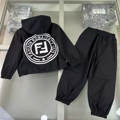 Replica Fendi Tracksuits Long Sleeved For Kids #1371142 $102.00 USD for Wholesale