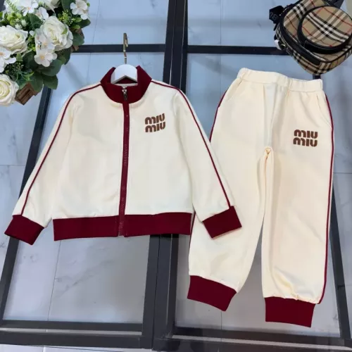 Wholesale MIU MIU Tracksuits Long Sleeved For Kids #1371146 $96.00 USD, Wholesale Quality Replica MIU MIU Tracksuits
