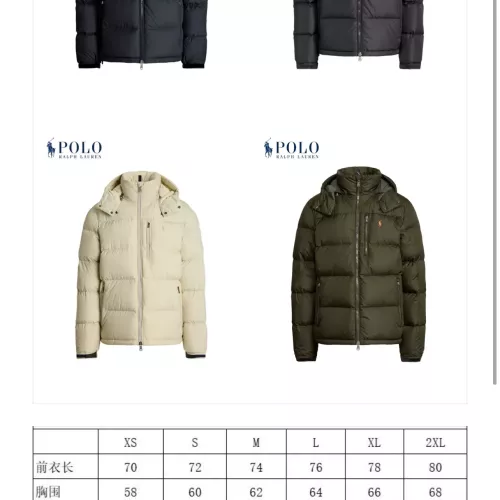 Replica Ralph Lauren Polo Down Feather Coat Long Sleeved For Men #1371151 $192.00 USD for Wholesale