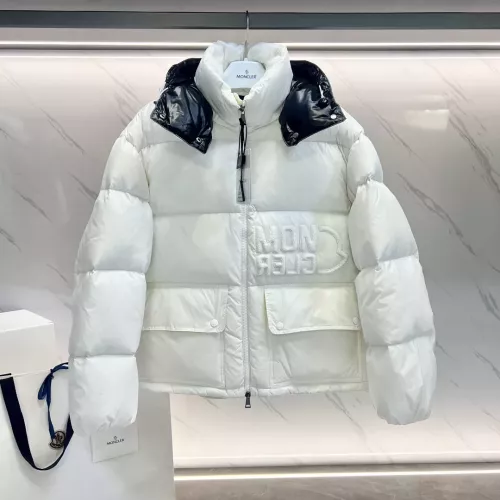 Wholesale Moncler Down Feather Coat Long Sleeved For Women #1371163 $160.00 USD, Wholesale Quality Replica Moncler Down Feather Coat