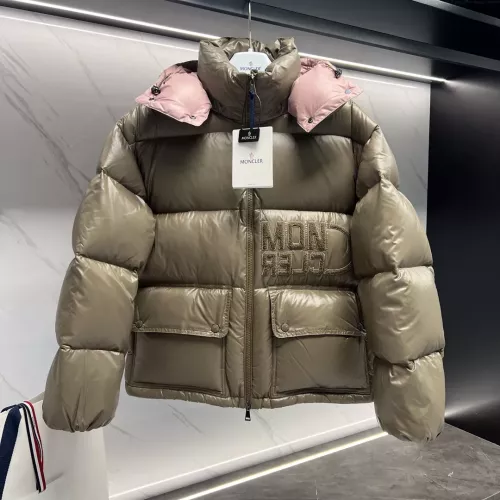 Wholesale Moncler Down Feather Coat Long Sleeved For Women #1371165 $160.00 USD, Wholesale Quality Replica Moncler Down Feather Coat