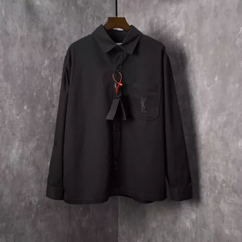 Wholesale Yves Saint Laurent YSL Shirts Long Sleeved For Unisex #1371195 $88.00 USD, Wholesale Quality Replica Yves Saint Laurent YSL Shirts