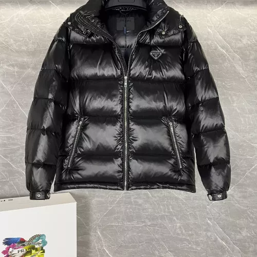 Replica Prada Down Feather Coat Long Sleeved For Men #1371200 $175.00 USD for Wholesale