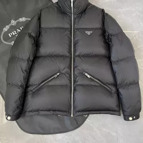 Wholesale Prada Down Feather Coat Long Sleeved For Men #1371201 $175.00 USD, Wholesale Quality Replica Prada Down Feather Coat