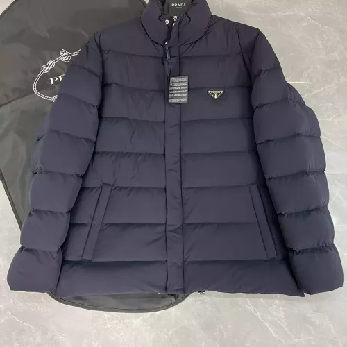 Wholesale Prada Down Feather Coat Long Sleeved For Men #1371202 $175.00 USD, Wholesale Quality Replica Prada Down Feather Coat