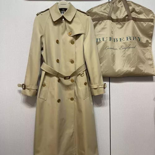 Wholesale Burberry Trench Coat Long Sleeved For Women #1371204 $160.00 USD, Wholesale Quality Replica Burberry Trench Coat