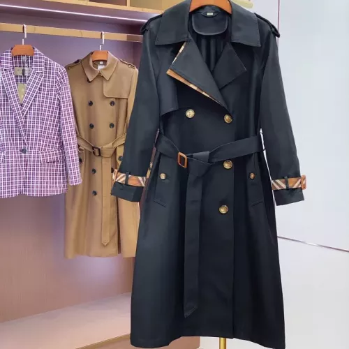 Wholesale Burberry Trench Coat Long Sleeved For Women #1371206 $170.00 USD, Wholesale Quality Replica Burberry Trench Coat
