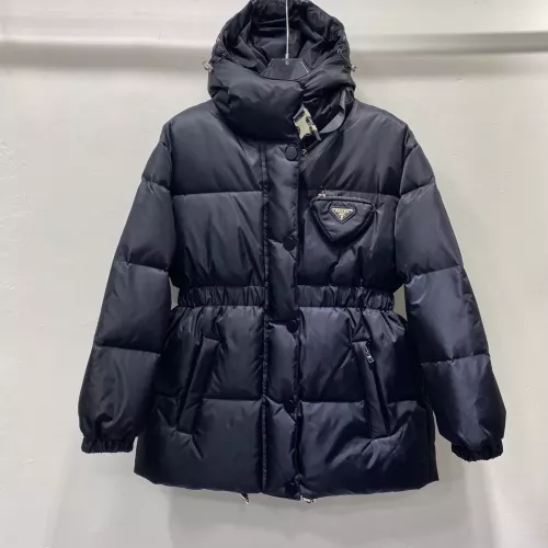 Replica Prada Down Feather Coat Long Sleeved For Women #1371219 $172.00 USD for Wholesale