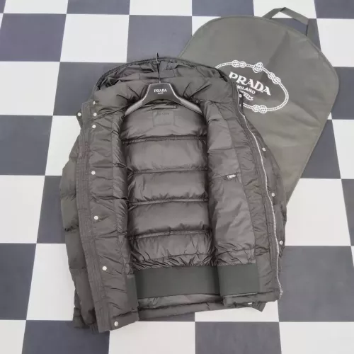 Replica Prada Down Feather Coat Long Sleeved For Men #1371229 $192.00 USD for Wholesale