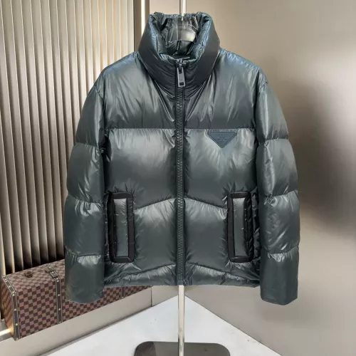 Wholesale Prada Down Feather Coat Long Sleeved For Men #1371239 $235.00 USD, Wholesale Quality Replica Prada Down Feather Coat