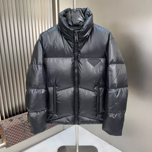 Wholesale Prada Down Feather Coat Long Sleeved For Men #1371240 $235.00 USD, Wholesale Quality Replica Prada Down Feather Coat