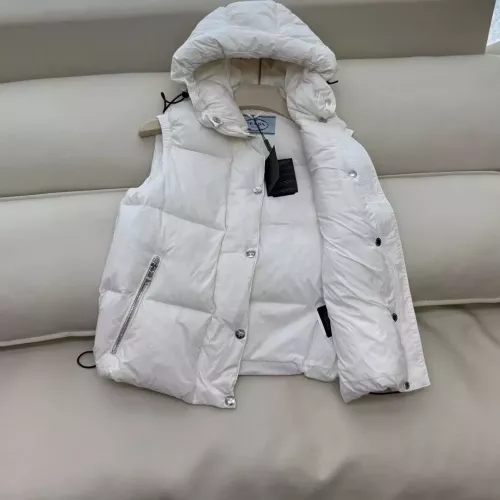 Replica Prada Down Feather Coat Sleeveless For Women #1371245 $185.00 USD for Wholesale