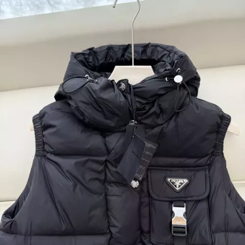 Replica Prada Down Feather Coat Sleeveless For Women #1371247 $185.00 USD for Wholesale