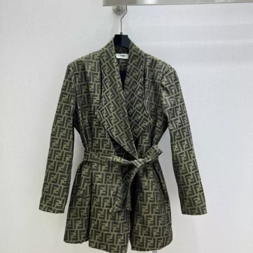 Wholesale Fendi Jackets Long Sleeved For Women #1371326 $132.00 USD, Wholesale Quality Replica Fendi Jackets