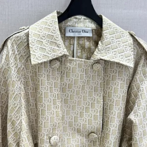 Replica Christian Dior Coat Long Sleeved For Women #1371328 $155.00 USD for Wholesale