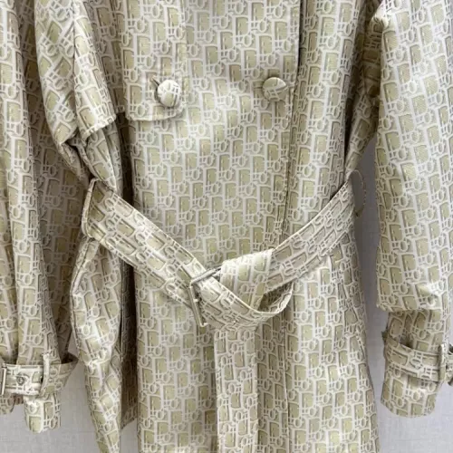 Replica Christian Dior Coat Long Sleeved For Women #1371328 $155.00 USD for Wholesale