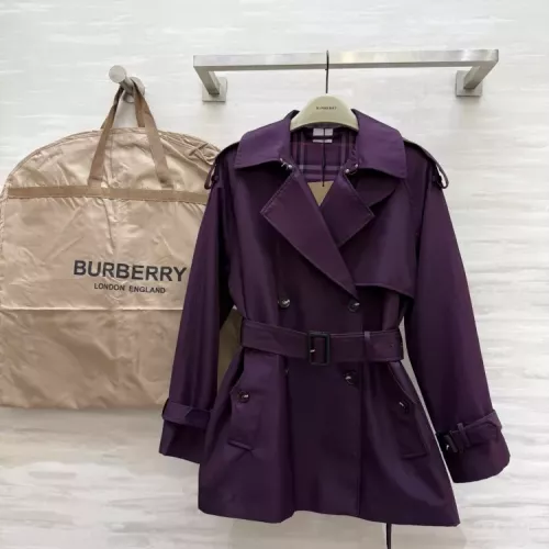 Wholesale Burberry Trench Coat Long Sleeved For Women #1371330 $162.00 USD, Wholesale Quality Replica Burberry Trench Coat
