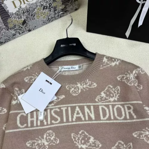 Replica Christian Dior Sweaters Long Sleeved For Women #1371331 $96.00 USD for Wholesale