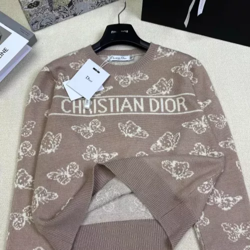 Replica Christian Dior Sweaters Long Sleeved For Women #1371331 $96.00 USD for Wholesale