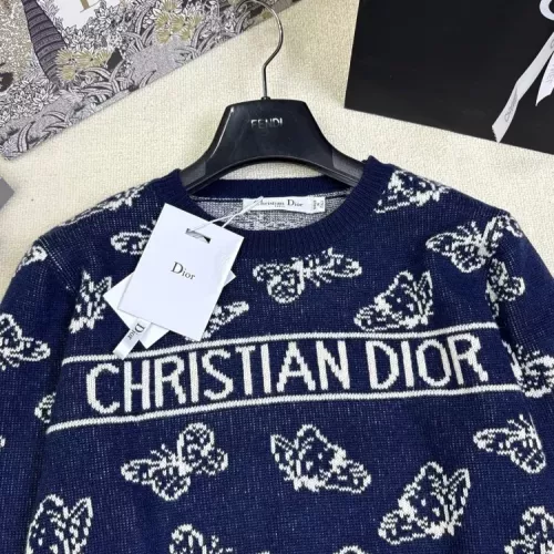 Replica Christian Dior Sweaters Long Sleeved For Women #1371333 $96.00 USD for Wholesale