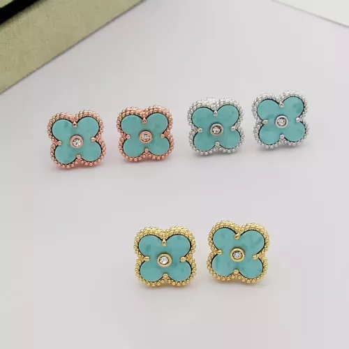 Replica Van Cleef & Arpels Earrings For Women #1371381 $25.00 USD for Wholesale