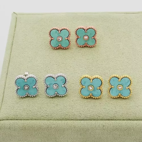 Replica Van Cleef & Arpels Earrings For Women #1371381 $25.00 USD for Wholesale