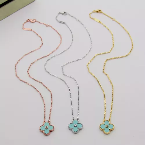 Replica Van Cleef & Arpels Necklaces For Women #1371399 $25.00 USD for Wholesale