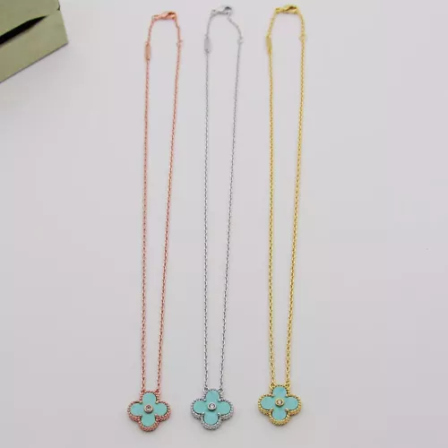 Replica Van Cleef & Arpels Necklaces For Women #1371399 $25.00 USD for Wholesale