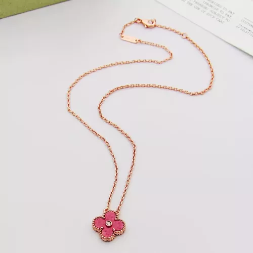 Wholesale Van Cleef &amp; Arpels Necklaces For Women #1371405 $25.00 USD, Wholesale Quality Replica Van Cleef &amp; Arpels Necklaces