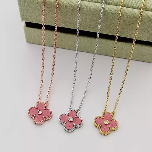 Replica Van Cleef & Arpels Necklaces For Women #1371405 $25.00 USD for Wholesale
