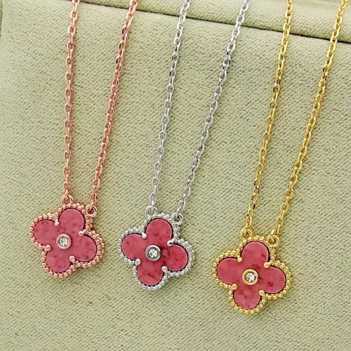 Replica Van Cleef & Arpels Necklaces For Women #1371407 $25.00 USD for Wholesale