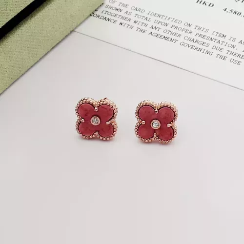 Wholesale Van Cleef &amp; Arpels Earrings For Women #1371410 $25.00 USD, Wholesale Quality Replica Van Cleef &amp; Arpels Earrings