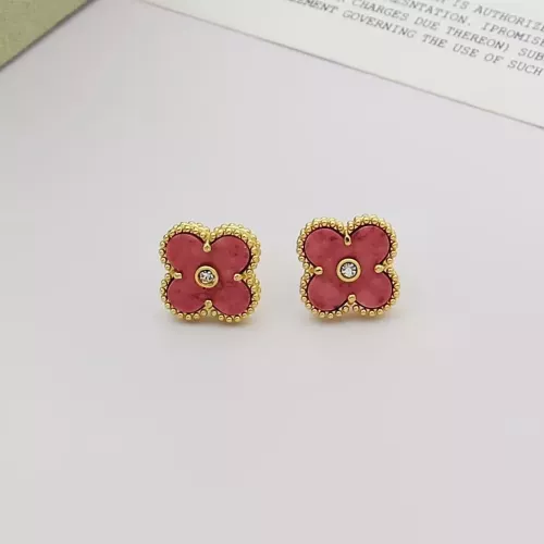Wholesale Van Cleef &amp; Arpels Earrings For Women #1371413 $25.00 USD, Wholesale Quality Replica Van Cleef &amp; Arpels Earrings
