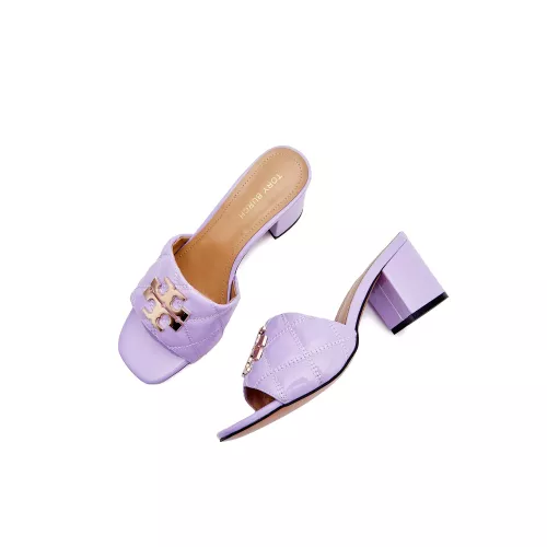 Replica Tory Burch TB Slippers For Women #1371570 $85.00 USD for Wholesale