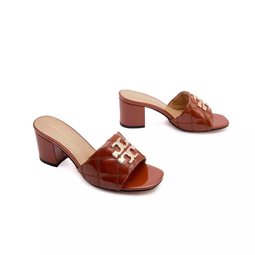 Replica Tory Burch TB Slippers For Women #1371572 $85.00 USD for Wholesale