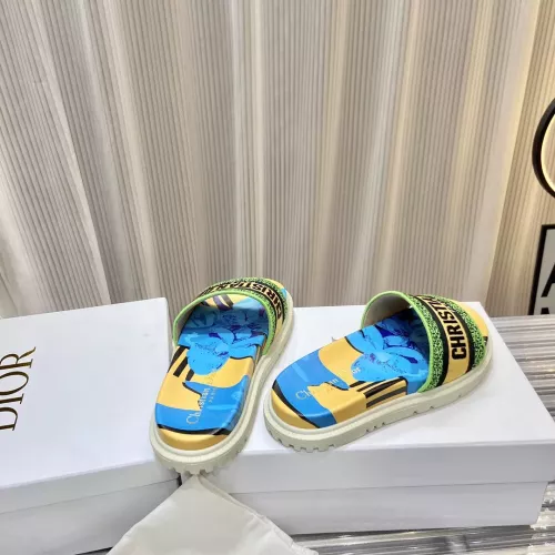Replica Christian Dior Slippers For Women #1371675 $76.00 USD for Wholesale