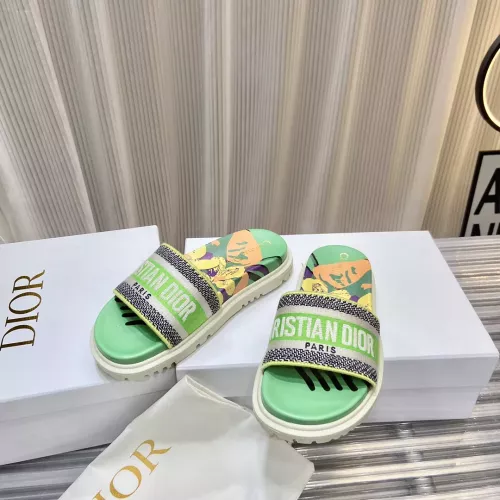 Replica Christian Dior Slippers For Women #1371676 $76.00 USD for Wholesale